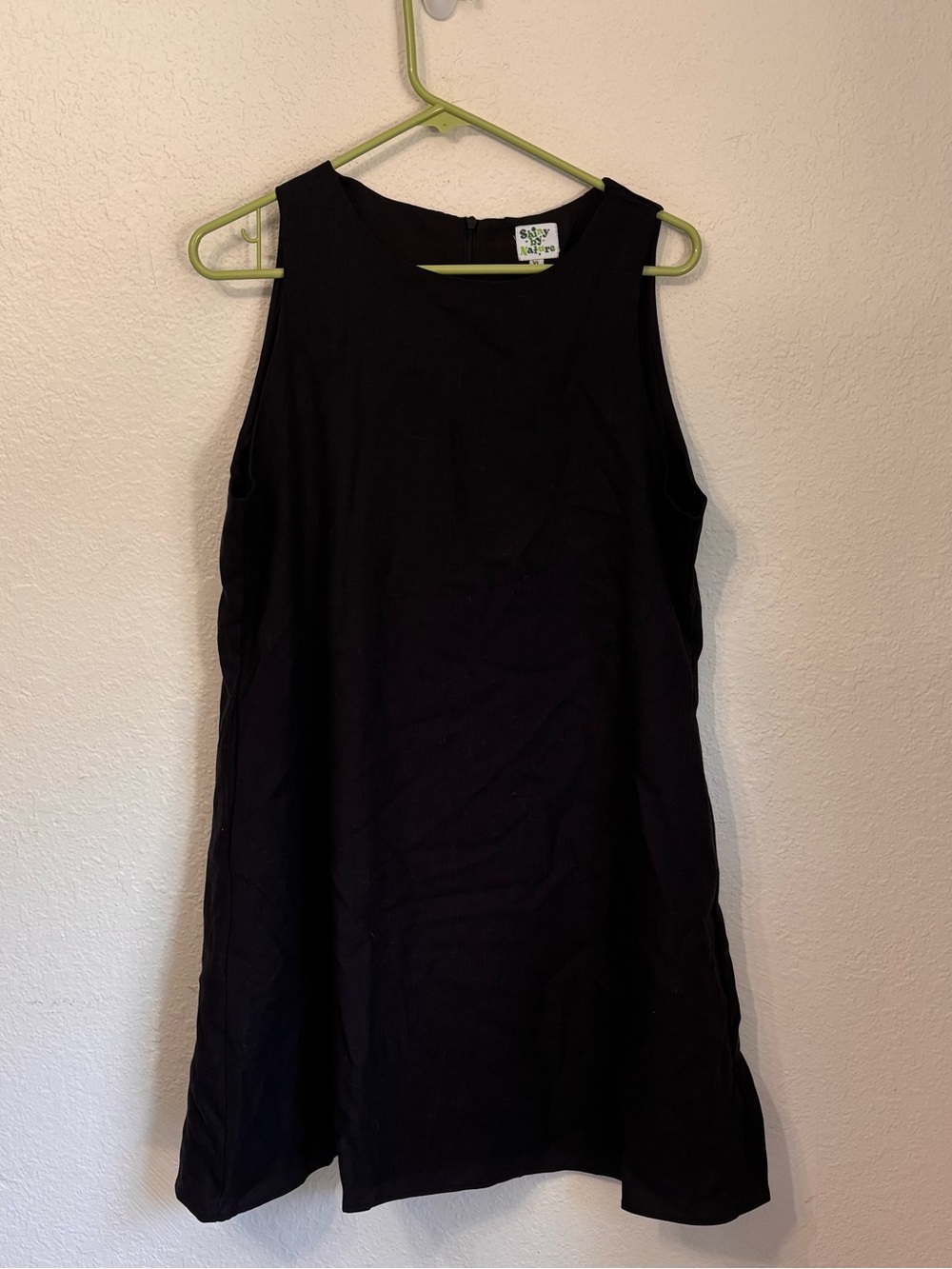 Shiny By Nature Sleeveless Mini Shift Dress XL
